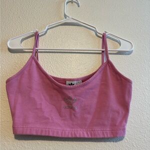 Adidas Pink Bling Crop Tank
